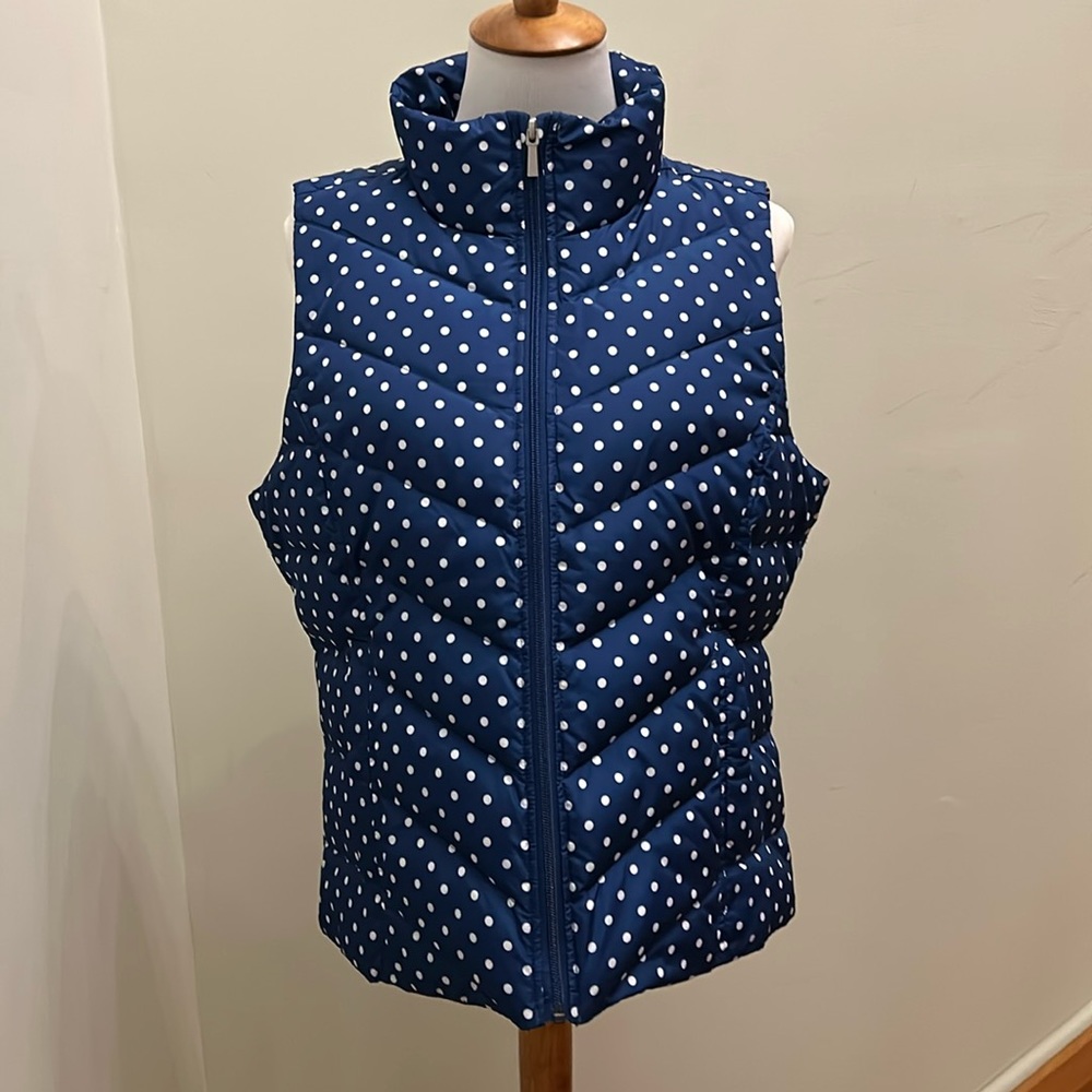 Lands End Ladies Puffer Vest. Size M. 10-12